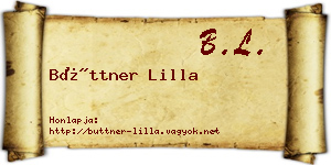 Büttner Lilla névjegykártya